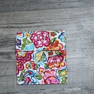 Floral Patterned Fabric Pouch